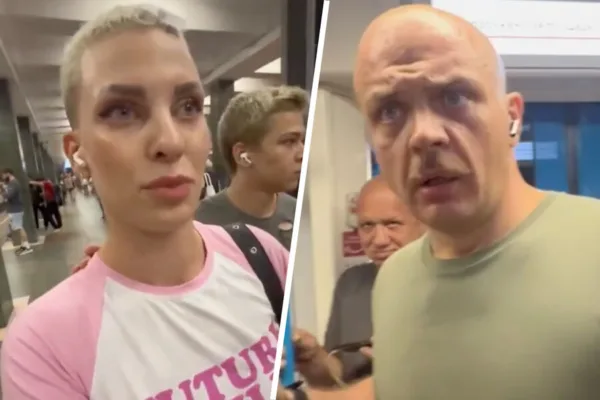 МВД проверит видео, где мужчина пытается выгнать девушку из поезда из-за стрижки