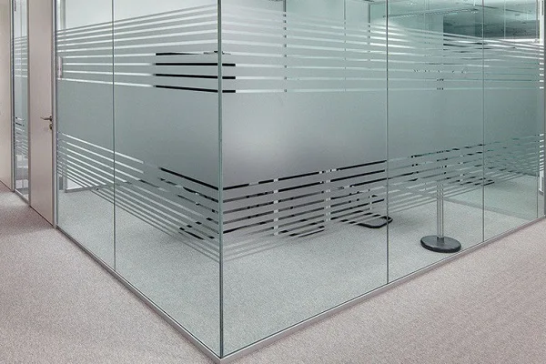 Где используют матированное стекло